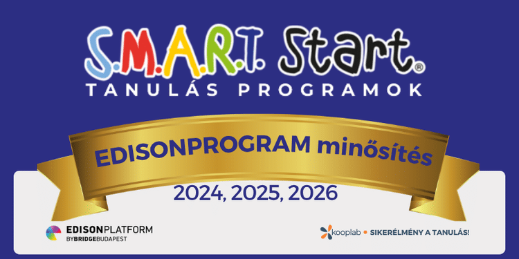 Edisonprogram minősítés - SMART Start Tanulás Programok a kooplab - Sikerélmény a tanulás!-tól